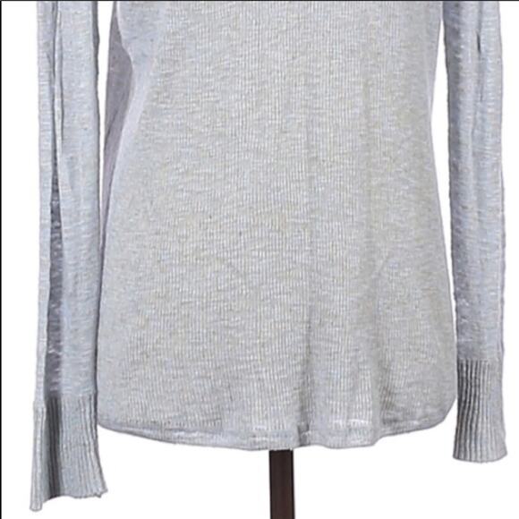 Vince XS Pastel Drop Shoulder Knit Circle Neck Top - Picture 3 of 16